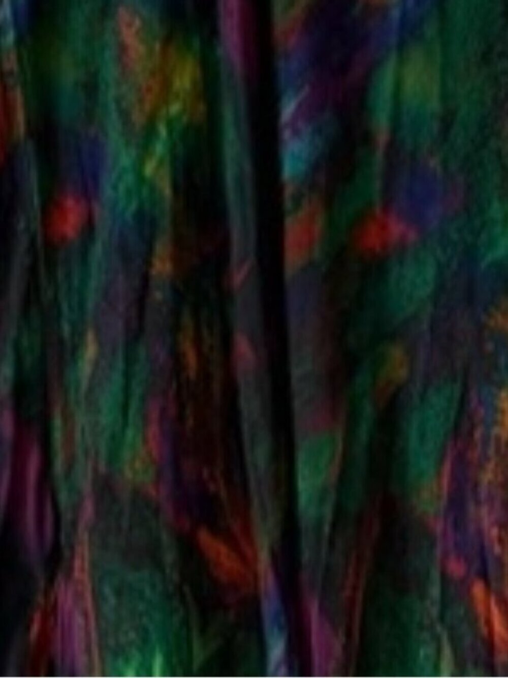 Vibrant Multicolor V-Neck Maxi Dress - Women's